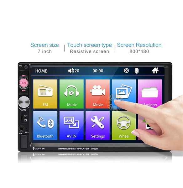 new product 2 din 7" car multimedia player bluetooth touch screen mp5 player autoradio tf usb fm radio car media multiple
new product 2 din 7" car multimedia player bluetooth touch screen mp5 player autoradio tf usb fm radio car media multiple