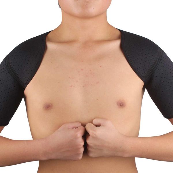 new double shoulder support brace compression shoulder belt for dislocation arthritis pain wrap protector care
new double shoulder support brace compression shoulder belt for dislocation arthritis pain wrap protector care