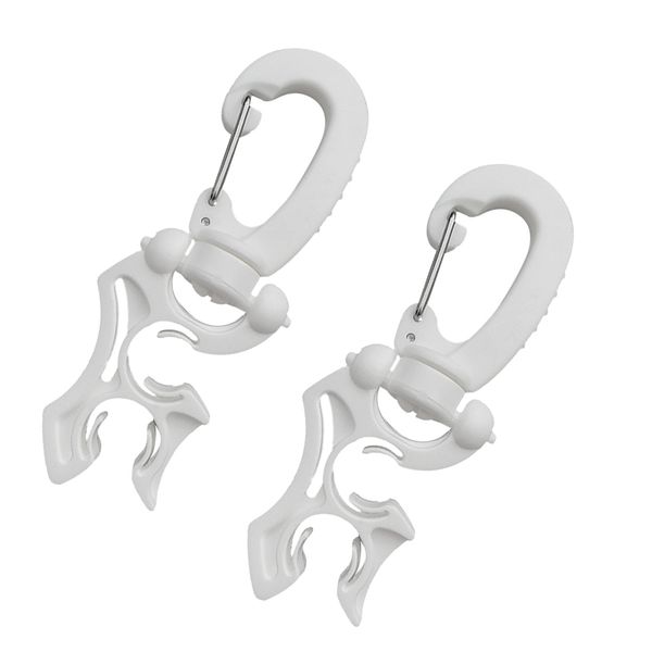 2pcs/pack scuba diving double hose holder keeper regulator ocs retainer bcd clip for underwater dive snorkeling - white
2pcs/pack scuba diving double hose holder keeper regulator ocs retainer bcd clip for underwater dive snorkeling - white