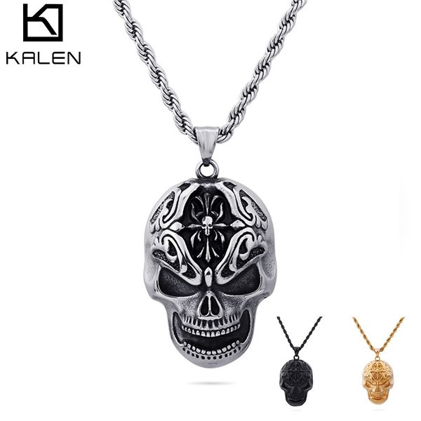 punk ghost head pendant necklace for men stainless steel metal silver/gold/black big pendent for men
punk ghost head pendant necklace for men stainless steel metal silver/gold/black big pendent for men