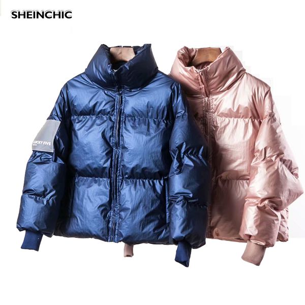 winter 2019 women solid warm jacket vintage long sleeve zipper outerwear glossy down jacket casual large size blue pink, Tan;black
winter 2019 women solid warm jacket vintage long sleeve zipper outerwear glossy down jacket casual large size blue pink, Tan;black