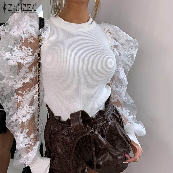 zanzea мода кружева лоскутная рубашки женские блузки 2020 spring puff sleeve blusas женские трикотажные водолазки топы plus размер, White
zanzea мода кружева лоскутная рубашки женские блузки 2020 spring puff sleeve blusas женские трикотажные водолазки топы plus размер, White