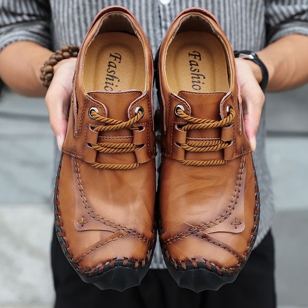 quality leather men's casual shoes cow leather loafers male lace-up men's driving shoes outdoor breathable male loafers hc-547, Black
quality leather men's casual shoes cow leather loafers male lace-up men's driving shoes outdoor breathable male loafers hc-547, Black