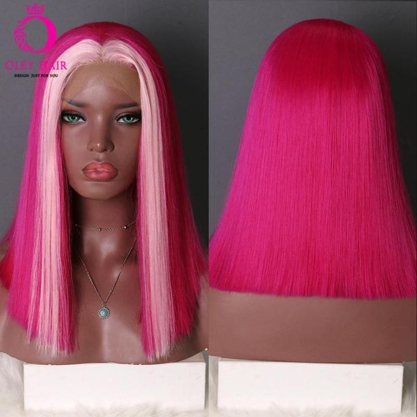 oley pink bob glueless synthetic lace frontal wig heat resistant cospaly wig for black women
oley pink bob glueless synthetic lace frontal wig heat resistant cospaly wig for black women