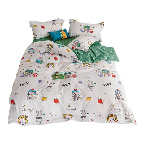 cartoon girls green dots duvet cover set flat fitted sheet cotton bedlinens hypoallergenic twin size bedding set
cartoon girls green dots duvet cover set flat fitted sheet cotton bedlinens hypoallergenic twin size bedding set