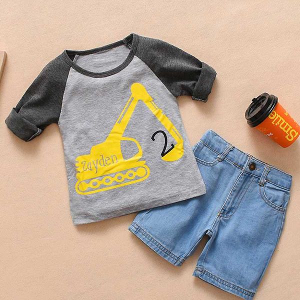 new fashion baby boy clothing set 2pcs cute car summer t-shirt+denim short cartoon children boys clothes suit kids outfit 1-4y, White
new fashion baby boy clothing set 2pcs cute car summer t-shirt+denim short cartoon children boys clothes suit kids outfit 1-4y, White
