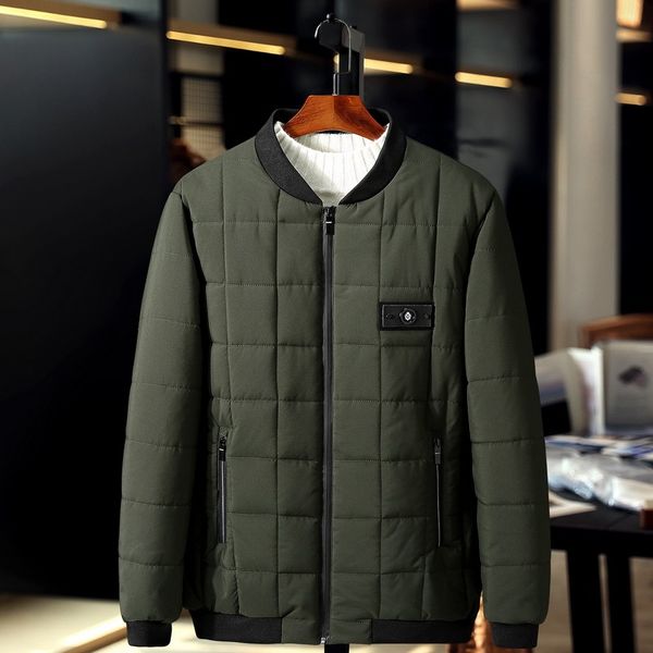 stand collar short parka coat large size male baseball uniform large loose down jacket casual warm men coat, Black
stand collar short parka coat large size male baseball uniform large loose down jacket casual warm men coat, Black