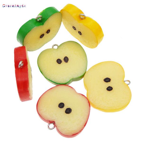 graceangie resin imitation fruit pendant apple slice green flatback cabochon keychain phone case hanging accessory 30*34*10mm, Bronze;silver
graceangie resin imitation fruit pendant apple slice green flatback cabochon keychain phone case hanging accessory 30*34*10mm, Bronze;silver