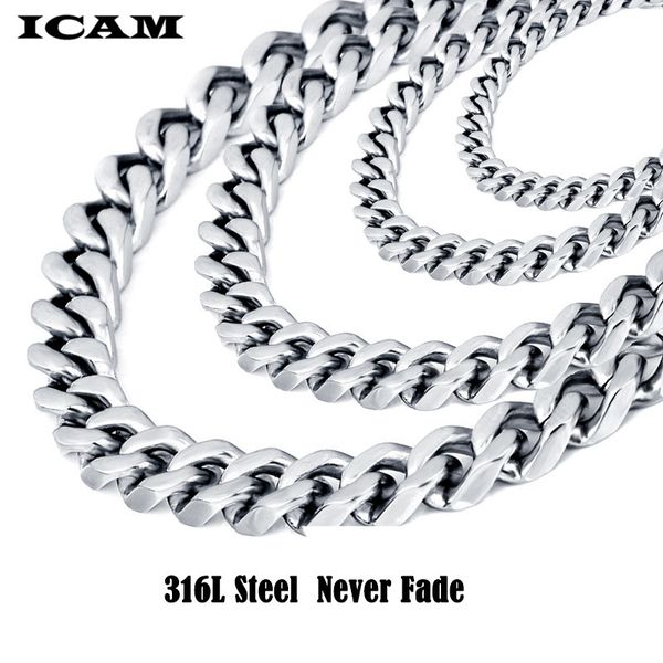 icam menswear punk stainless steel necklace hip-hop chain cuban brake chain menswear rock band women's jewelry "5" "7&qu, Silver
icam menswear punk stainless steel necklace hip-hop chain cuban brake chain menswear rock band women's jewelry "5" "7&qu, Silver