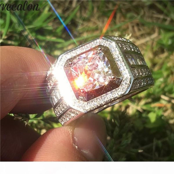 vecalon solitaire male ring 925 sterling silver 1ct 5a cz engagement wedding band rings for men finger jewelry fast shipping, Slivery;golden
vecalon solitaire male ring 925 sterling silver 1ct 5a cz engagement wedding band rings for men finger jewelry fast shipping, Slivery;golden