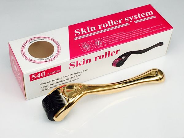 gold drs 540 micro needles derma roller titanium mezoroller microneedle machine for skin care wrinkle removal
gold drs 540 micro needles derma roller titanium mezoroller microneedle machine for skin care wrinkle removal