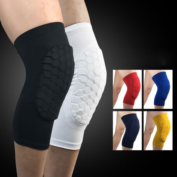 honeycomb sports protector safety training elastic knee pads protective gear knee guard support pad foam brace basketball, Black;gray
honeycomb sports protector safety training elastic knee pads protective gear knee guard support pad foam brace basketball, Black;gray