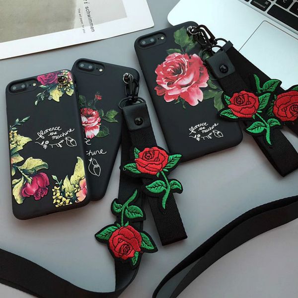 new phone case for iphone x/xs xr xsmax 6/6s 6p/6sp 7/8 7p/8p soft tpu phone case with lovely rose painting embroidery lanyard 3 styles
new phone case for iphone x/xs xr xsmax 6/6s 6p/6sp 7/8 7p/8p soft tpu phone case with lovely rose painting embroidery lanyard 3 styles