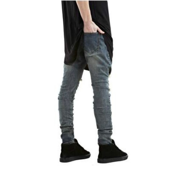 2019 men jeans hole slim fit casual trousers stretch ripped feitong cotton jeans men distressed denim pants hip hop sweatpants, Blue
2019 men jeans hole slim fit casual trousers stretch ripped feitong cotton jeans men distressed denim pants hip hop sweatpants, Blue