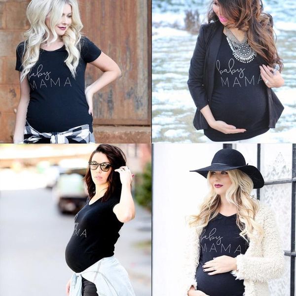 baby&mama women short sleeve casual t-shirt cartoon printed pregnant loose casual maternity summer short sleeve anouncement tee, White
baby&mama women short sleeve casual t-shirt cartoon printed pregnant loose casual maternity summer short sleeve anouncement tee, White