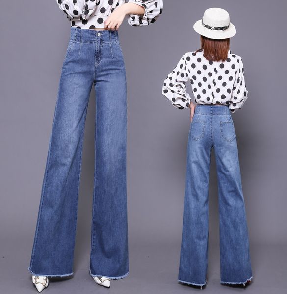 spring summer casual women femael high waist wide leg tassel blue jeans pants , korea vintage womens bleached denim trousers, Black;white
spring summer casual women femael high waist wide leg tassel blue jeans pants , korea vintage womens bleached denim trousers, Black;white