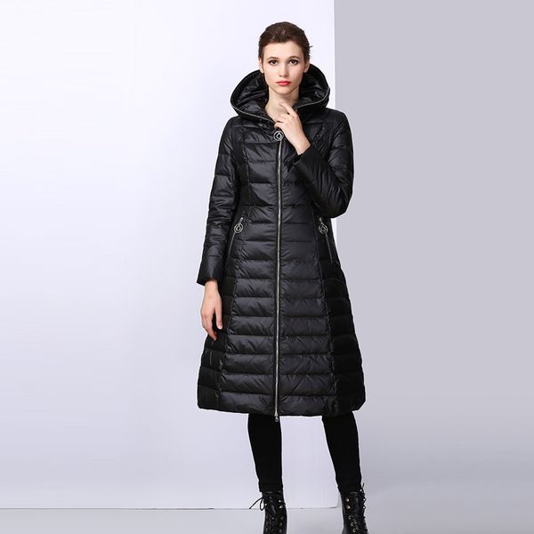 women down parka 2018 new brand winter long jacket female casual thick hooded parka outwear warm white duck down coat fr1005, Black
women down parka 2018 new brand winter long jacket female casual thick hooded parka outwear warm white duck down coat fr1005, Black