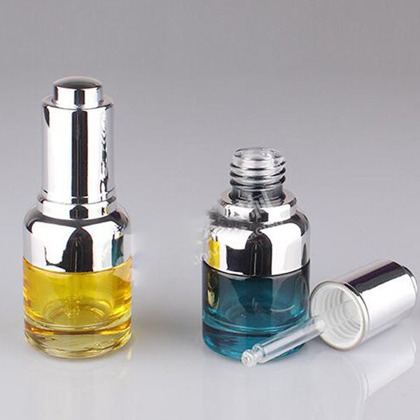 20ml Essential Oil Perfume Pipette Bottles Refillable Empty Containers Glass Dropper Bottles