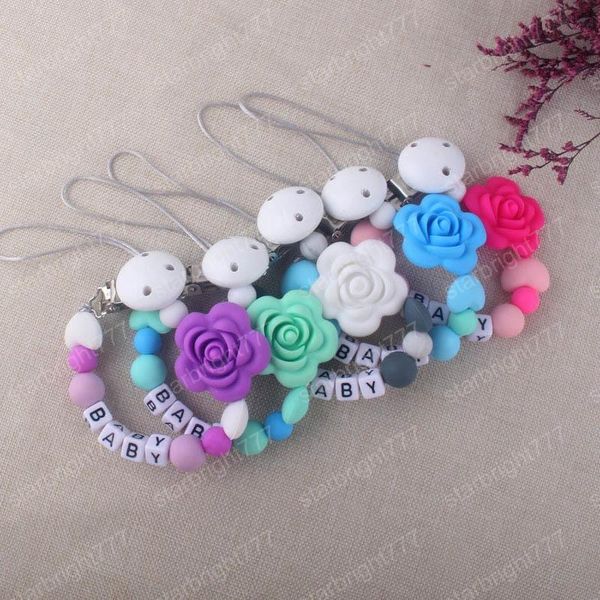 ins flower silicagel baby pacifier chain clips sweet baby clip chain beaded pacifier soother holder clip newborn nipple teether
ins flower silicagel baby pacifier chain clips sweet baby clip chain beaded pacifier soother holder clip newborn nipple teether