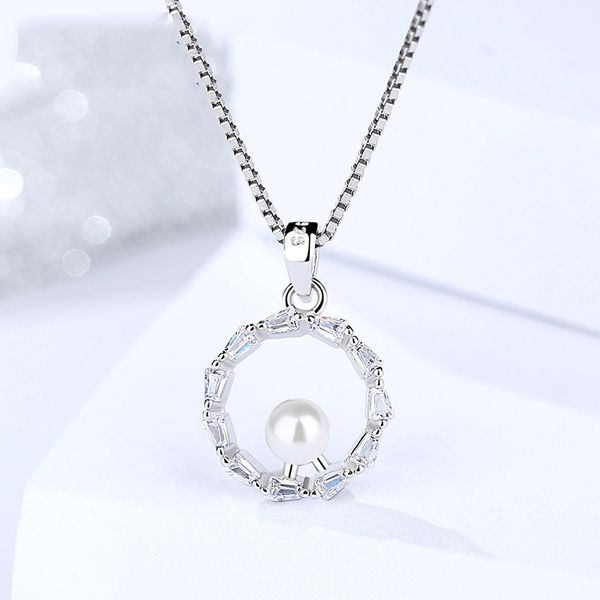 genuine s925 sterling silver ladies gift micro inlay pendant korean personality zircon fashion simple pearl pendant silverware
genuine s925 sterling silver ladies gift micro inlay pendant korean personality zircon fashion simple pearl pendant silverware
