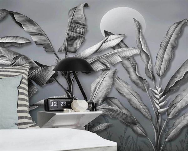 banana leaf wallpaper hd nordic style black and white banana tree rural background interior decoration silk mural wallpaper
banana leaf wallpaper hd nordic style black and white banana tree rural background interior decoration silk mural wallpaper