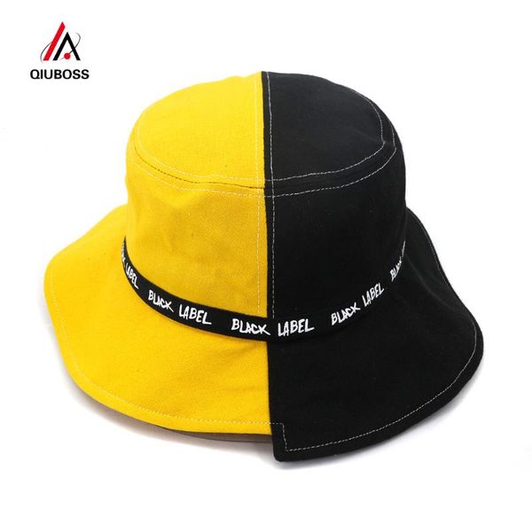 spring summer yellow black patchwork bucket hats women outdoor foldable sun protection cloth hat travel sunhat
spring summer yellow black patchwork bucket hats women outdoor foldable sun protection cloth hat travel sunhat
