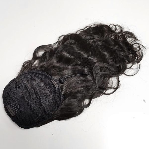 soft touch natural looking wavy human hair ponytail hair extension clip in drawstring pony tail hairpiece 100g 120g 140g natural dyeable, Black
soft touch natural looking wavy human hair ponytail hair extension clip in drawstring pony tail hairpiece 100g 120g 140g natural dyeable, Black
