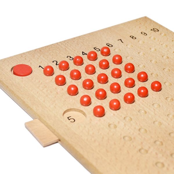 montessori educational wooden toy multiplication and division bead board for early childhood preschool training -family versio
montessori educational wooden toy multiplication and division bead board for early childhood preschool training -family versio