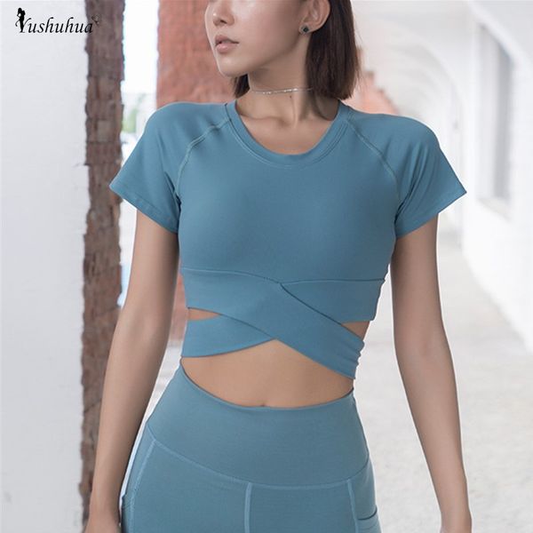 yushuhua women sports short sleeve quick dry fitness sports t-shirt crop elastic tight yoga gym running cross, White;red
yushuhua women sports short sleeve quick dry fitness sports t-shirt crop elastic tight yoga gym running cross, White;red