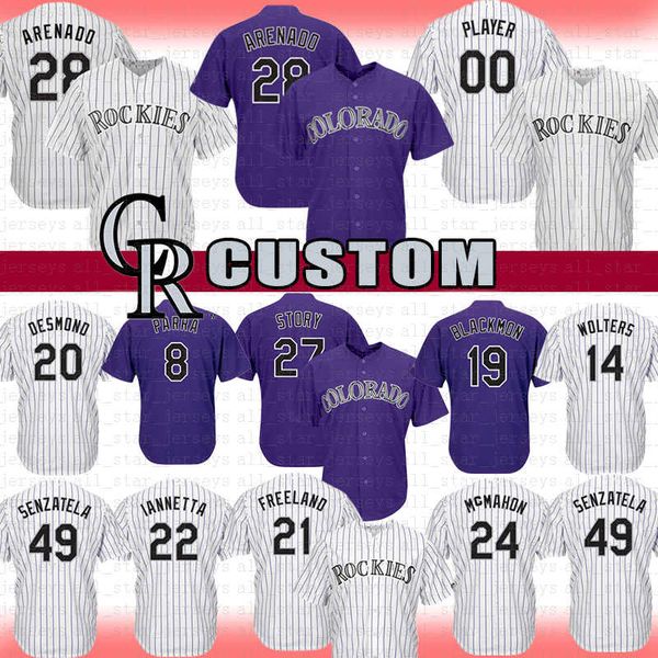 28 Nolan Arenado Colorado Custom Rockies Baseball Jersey 19 Charlie Blackmon a1 Trevor Story Kyle Freeland Wolters McMahon Iannetta Desmond 
28 Nolan Arenado Colorado Custom Rockies Baseball Jersey 19 Charlie Blackmon a1 Trevor Story Kyle Freeland Wolters McMahon Iannetta Desmond