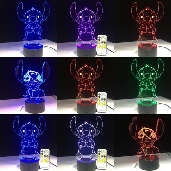 new cartoon cute stitch 3d led night light 7 color change baby sleep table lamp home decor holiday kids new year christmas gift
new cartoon cute stitch 3d led night light 7 color change baby sleep table lamp home decor holiday kids new year christmas gift