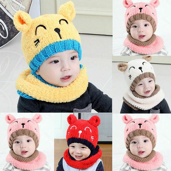 new 2020 cute baby toddler winter beanie warm hat hooded scarf earflap knitted cap kids, Blue;gray
new 2020 cute baby toddler winter beanie warm hat hooded scarf earflap knitted cap kids, Blue;gray