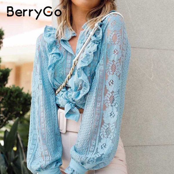 women's blouses & shirts berrygo stand collar lace women blouse shirt long sleeve hollow out ruffle female high street style ladies, White
women's blouses & shirts berrygo stand collar lace women blouse shirt long sleeve hollow out ruffle female high street style ladies, White