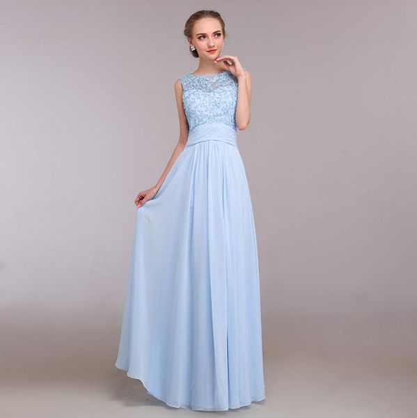 floor-length sky blue chiffon evening gowns beading chiffon long evening dress with lace evening gown, Black;red
floor-length sky blue chiffon evening gowns beading chiffon long evening dress with lace evening gown, Black;red