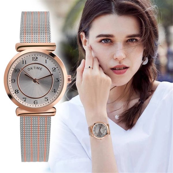 oktime women watches fashion quartz ladies stainless steel bracelet watch casual clock montre femme reloj mujer xc, Slivery;brown
oktime women watches fashion quartz ladies stainless steel bracelet watch casual clock montre femme reloj mujer xc, Slivery;brown