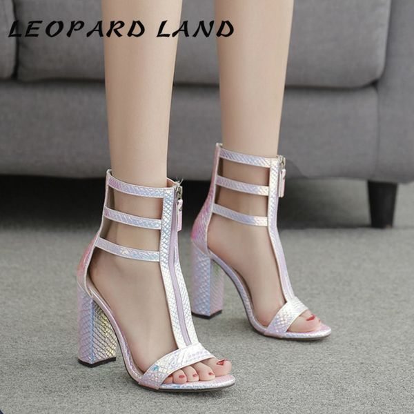 leopard land fashion rough heel hollow women's shoes high-heeled front zip high-snake-print open-toe women's sandals zl, Black
leopard land fashion rough heel hollow women's shoes high-heeled front zip high-snake-print open-toe women's sandals zl, Black