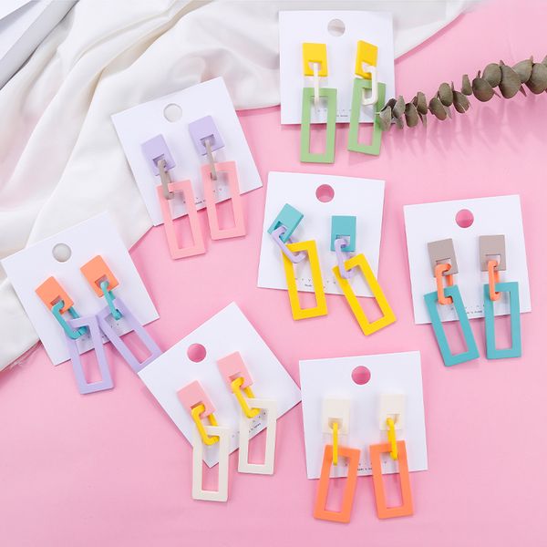 lifefontier fashion women long acrylic drop earrings for women candy color resin geometric earring multi layer statement jewelry, Silver
lifefontier fashion women long acrylic drop earrings for women candy color resin geometric earring multi layer statement jewelry, Silver