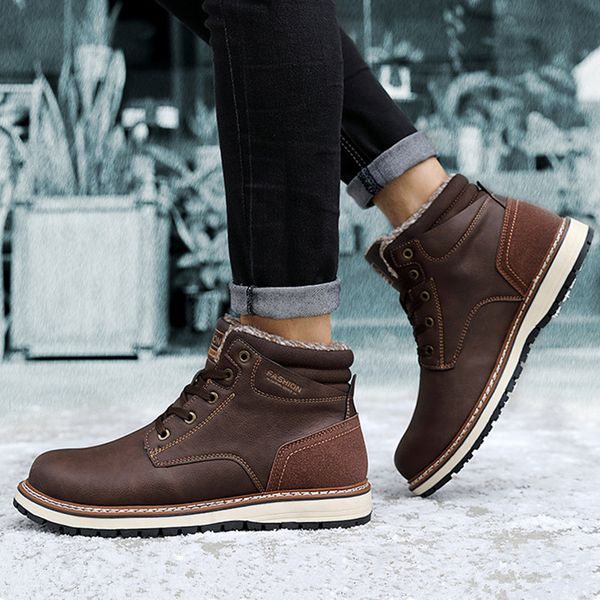 men hiking shoes leather waterproof anti-slip warm lace-up outdoor sport shoes walking climbing trekking high-winter boots
men hiking shoes leather waterproof anti-slip warm lace-up outdoor sport shoes walking climbing trekking high-winter boots