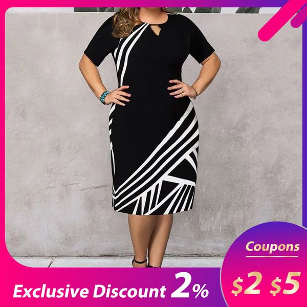 vintage striped print bodycon midi dress popular large size women round neck short sleeve female retro elegant chic dress, Black;pink
vintage striped print bodycon midi dress popular large size women round neck short sleeve female retro elegant chic dress, Black;pink
