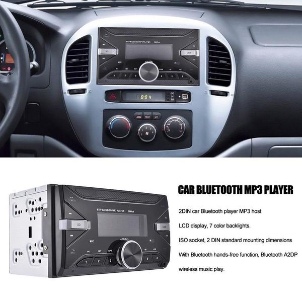 7 цвет подсветки автомобиля bluetooth стерео радио fm вход aux приемник usb / sd / mp3 iso 12 в тире 2 автомобиля гама mp3 мультимедийный пр
7 цвет подсветки автомобиля bluetooth стерео радио fm вход aux приемник usb / sd / mp3 iso 12 в тире 2 автомобиля гама mp3 мультимедийный пр