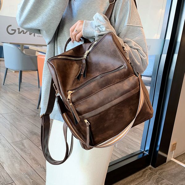 college style 2020 new pu leather women's backpack solid color soft surface travel large capacity multifunctional backpack
college style 2020 new pu leather women's backpack solid color soft surface travel large capacity multifunctional backpack