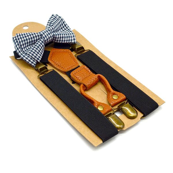 2019 new children's fashion solid color strap clip printed bow tie set elastic elastic strap 4 clip hanging pants, Black;white
2019 new children's fashion solid color strap clip printed bow tie set elastic elastic strap 4 clip hanging pants, Black;white