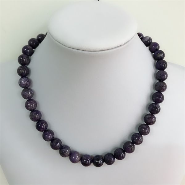 genuine undyed charoite necklaces natural chaorite jewelry handmade luxury energy necklace friend minerals healing power, Silver
genuine undyed charoite necklaces natural chaorite jewelry handmade luxury energy necklace friend minerals healing power, Silver