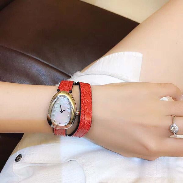ladies mother double q011 women wristwatch serpenti spiral shipping leather band of green quartz watch watches womens pearl 28mm qtnks, Slivery;brown
ladies mother double q011 women wristwatch serpenti spiral shipping leather band of green quartz watch watches womens pearl 28mm qtnks, Slivery;brown