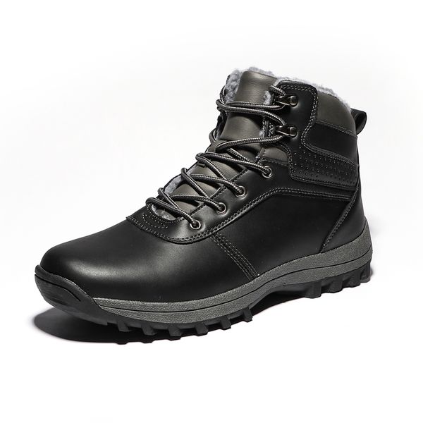 auojmis 39-48 outdoor shoes men's winter explosions high to help cotton shoes plus velvet warm boots large size leather boots, Black
auojmis 39-48 outdoor shoes men's winter explosions high to help cotton shoes plus velvet warm boots large size leather boots, Black