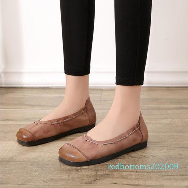 casual vintage genuine leather women flat singles spring summer new handmade pregnant woman dance shoes comfortable soft r09, Red;white
casual vintage genuine leather women flat singles spring summer new handmade pregnant woman dance shoes comfortable soft r09, Red;white