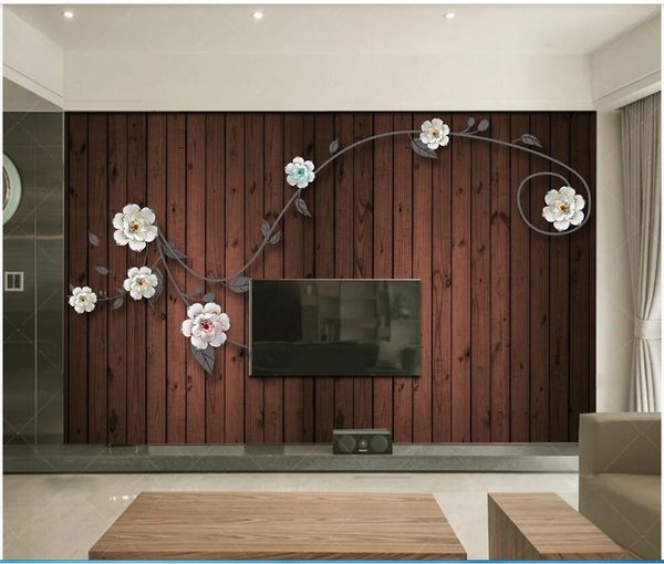 3d wall covering custom mural wallpaper 3d three-dimensional wooden board flower tv background wall painting home decor wall papers
3d wall covering custom mural wallpaper 3d three-dimensional wooden board flower tv background wall painting home decor wall papers