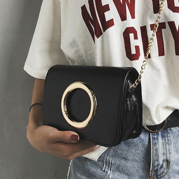 retro fashion new female bag 2017 quality pu leather women bag golden circle simple chain shoulder stereotypes messenger
retro fashion new female bag 2017 quality pu leather women bag golden circle simple chain shoulder stereotypes messenger