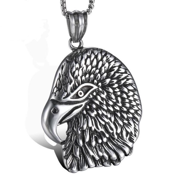 fashion men 316l surgical stainless steel goshawk head pendant eagle design pendant by steel for youth hip hop punk pendants black accent, Silver
fashion men 316l surgical stainless steel goshawk head pendant eagle design pendant by steel for youth hip hop punk pendants black accent, Silver