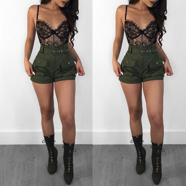 european style women shorts causal cotton home short women's fitness with belt high waist shorts pockets clothing, White;black
european style women shorts causal cotton home short women's fitness with belt high waist shorts pockets clothing, White;black